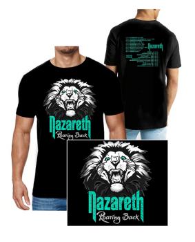 Nazareth / T-Shirt / Lion Tour 2022 / schwarz + CD God Of The Mountain